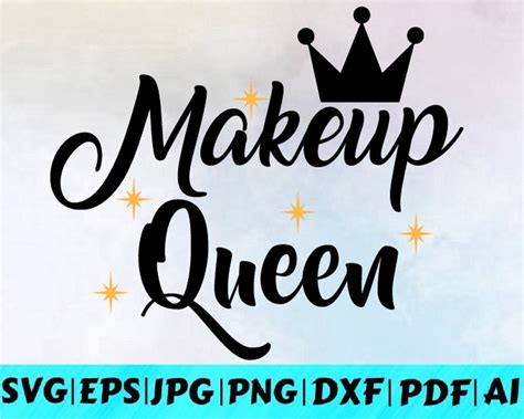 Makeup Queen Svg Beauty Svg Mascara Svg Makeup Svg Etsy New