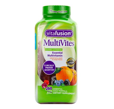 Multivites Gummy Vitamins Adults 250 Gummies Vitafusion