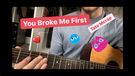 You Broke Me First Tate Mcrae Guitar Lesson Youtube