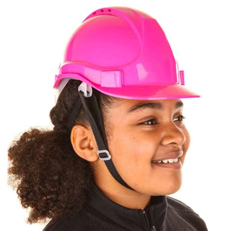 Kids Pink Hard Hat Brook Hi Vis Cheap Price Highest Quality