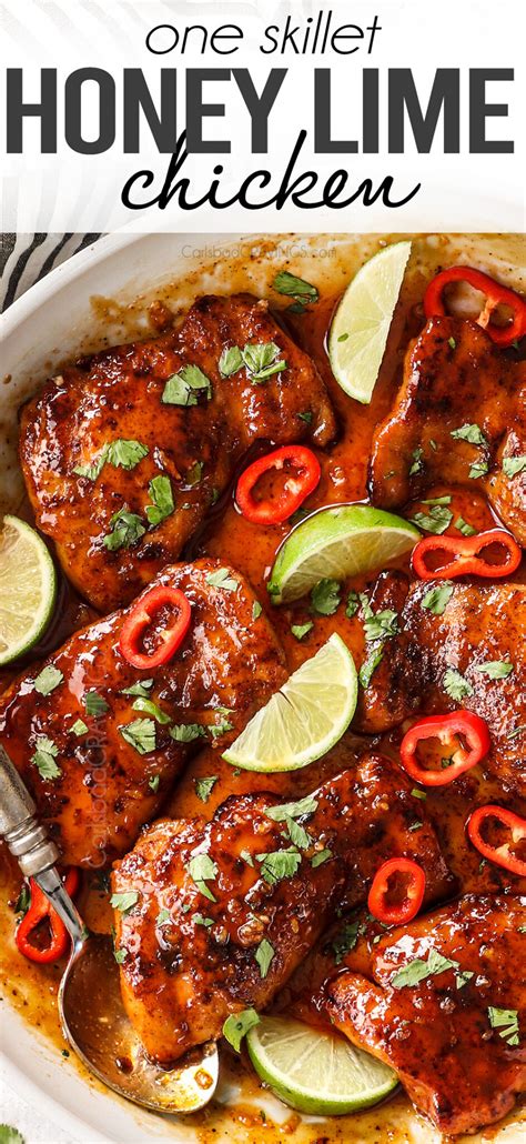 Honey Lime Chicken Thighs Carlsbad Cravings