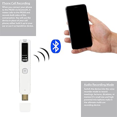 Pr200 Bluetooth Cell Phone Call Recording Device Iphone