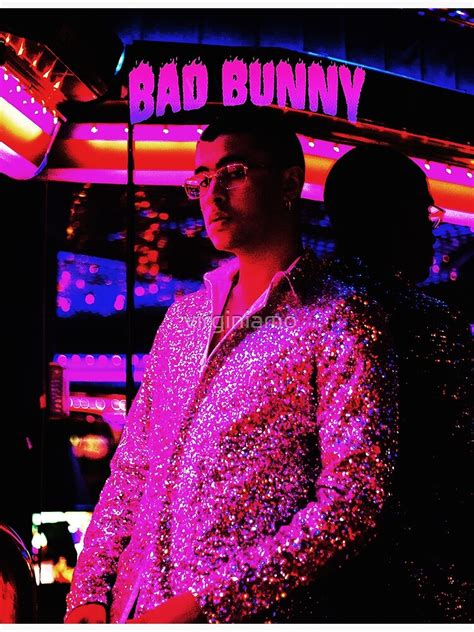Bad Bunny Posters Style Bad Bunny Tour 2019 Bedakan Poster Rb3107