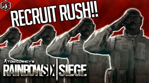 Recruit Rush Rainbow Six Siege Funny Moments And Epic Stuff Youtube