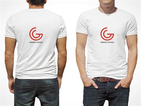 All free tshirt mockups consist of unique design with smart object layer for easy edit. Men's T-Shirt PSD Mockup For Logo Branding - PSD Mockups