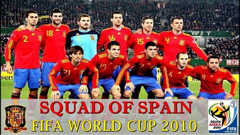 Spain Players Won The Fifa World Cup 2010 Youtube