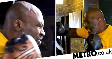 Mike Tyson Shows Off His Brutal Punching Power In New Training Video