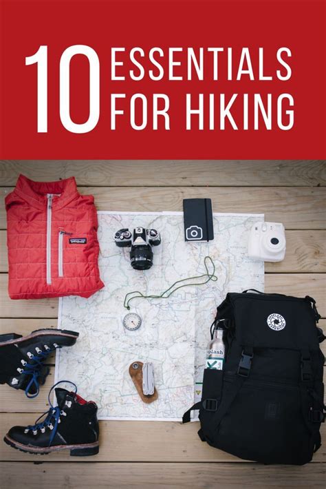 The 10 Essentials To Take On Every Hike Camping Essentials Hiking