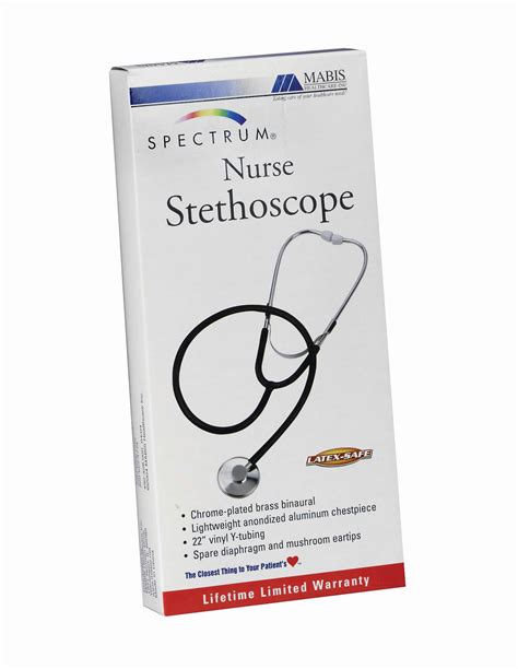 Spectrum Nurse Stethoscope Adult Boxed Blue 10 428 010