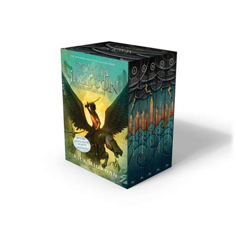 Percy Jackson And The Olympians Book Paperback Boxed Set W Poster