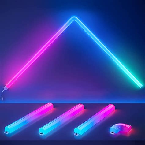 Govee Glide Rgbic Smart Wall Light Multicolor Customizable Music Sync