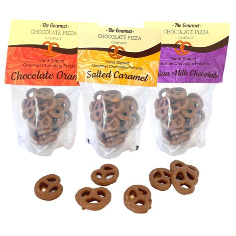 Gourmet Belgian Chocolate Covered Pretzels 80g Pack