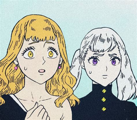 Black Clover Mimosa Vermillion And Noelle Silva Arte Anime Arte De Anime Arte