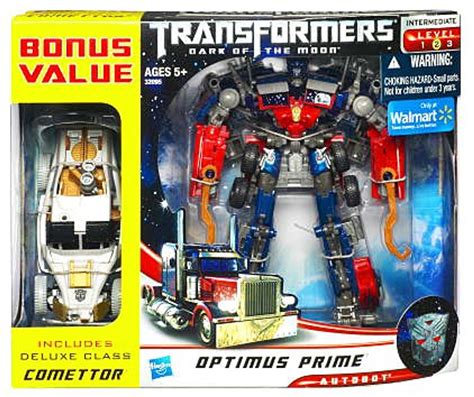 Transformers Dark Of The Moon Optimus Prime Exclusive Voyager Action