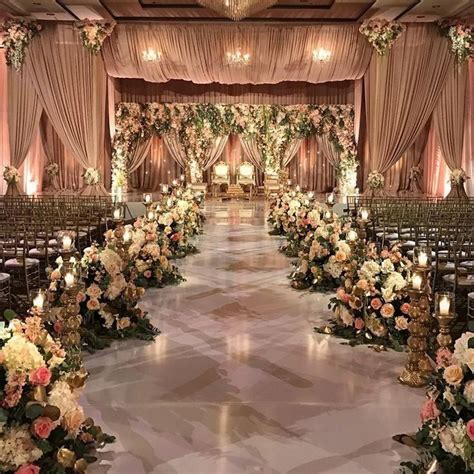 Extravagant White Indoor Wedding Ceremony Agilshome