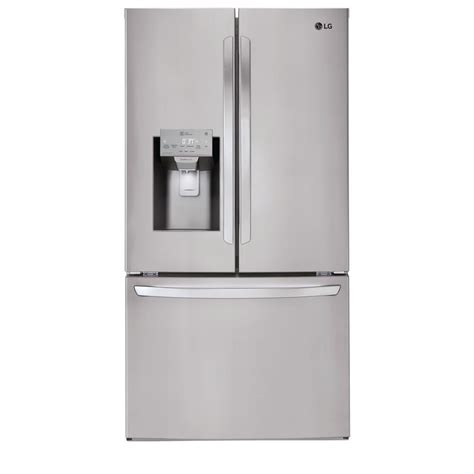 Lg Electronics Cu Ft French Door Smart Refrigerator With Wi Fi Enabled In Stainless Steel