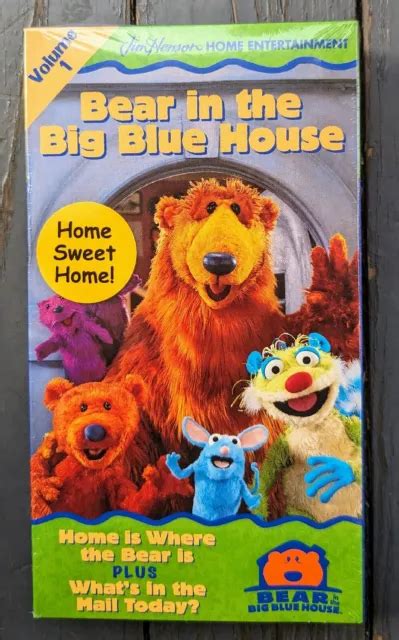 Bear In The Big Blue House Volume 1 Vhs 1998 Jim Henson New Sealed