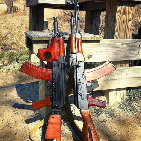 Ghk Full Metal Akm Airsoft Gbb Rifle With Real Wood Furniture Mafc