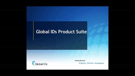 Global Ids Webinar Part 4 Software Functionality Youtube
