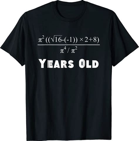 18 Years Old Algebra Equation Funny 18th Birthday Math