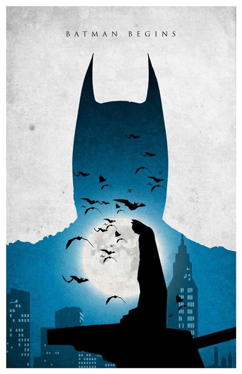 Batman Trilogy Poster Batman Begins Batman Poster Batman Begins