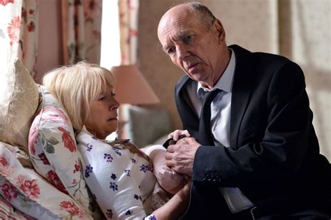 Eastenders Cross Dressing Funeral Boss Les Coker And Wife Pam To Leave