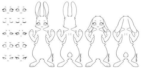 F2u Bunny Base Psd And Sai Link Files In Desc By Palecradle On