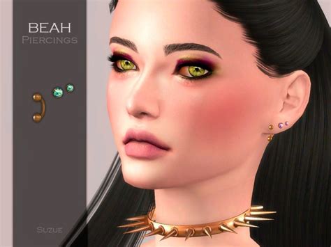 Suzue Beah Piercings The Sims 4 Catalog