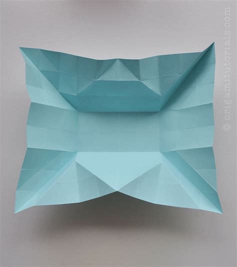 One Sheet Rectangular Origami Box Origami Tutorials Origami Box