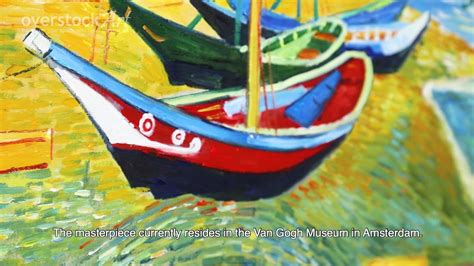 Vincent Van Gogh Fishing Boats On The Beach At Saintes Maries Youtube