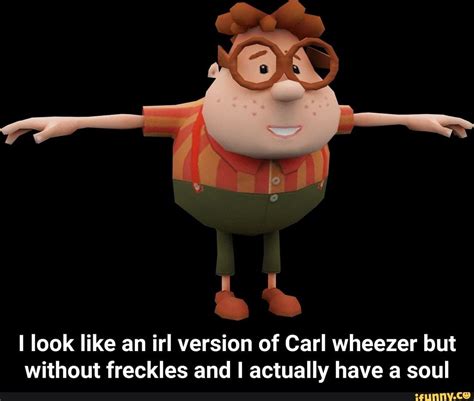 I Look Like An Irl Version Of Carl Wheezer But Without Freckles And I