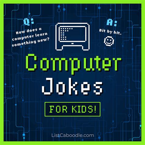 100 Computer Jokes For Kids To Program Some Laughs