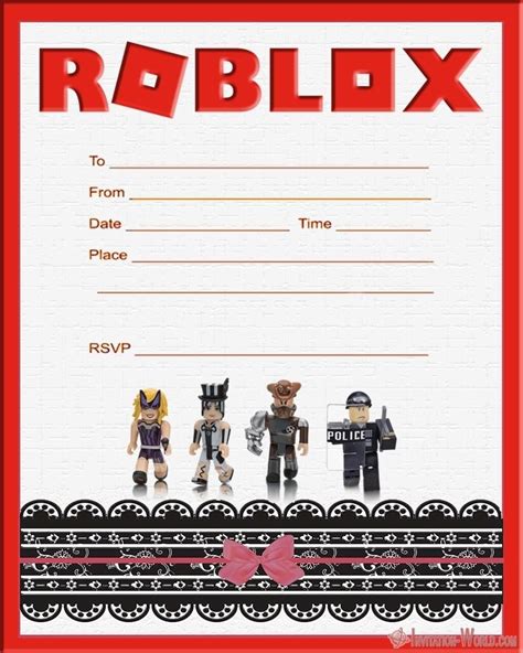 Roblox Invitations Printable Printable Word Searches