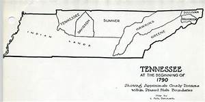 Map Of North Carolina And East Tennessee 1800 Tennessee