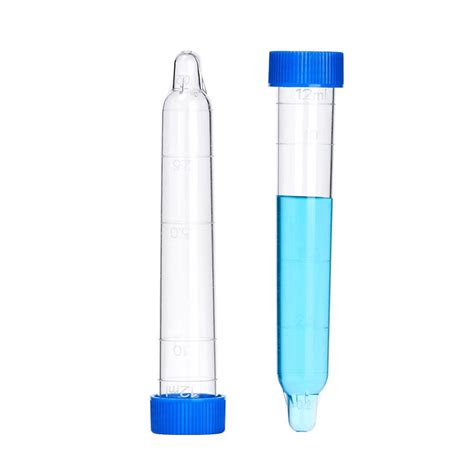 Medical Plastic Urine Containers Tube Urine Testing Tube With Blue Cap