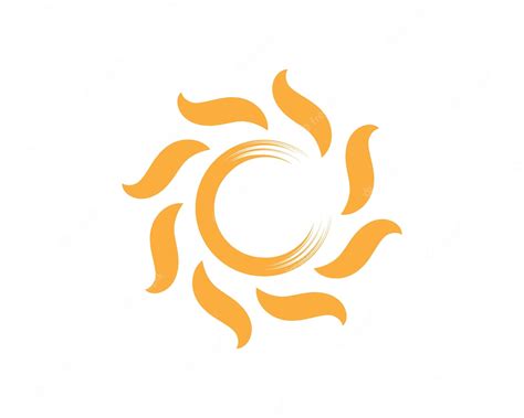 Premium Vector Sun Ilustration Logo Vector Icon Template