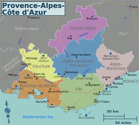 La Camarga Francesa Mapa
