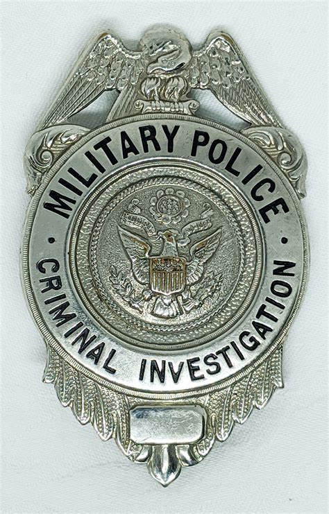 Rare Early Ca 1944 Pre Standardization Military Police Criminal