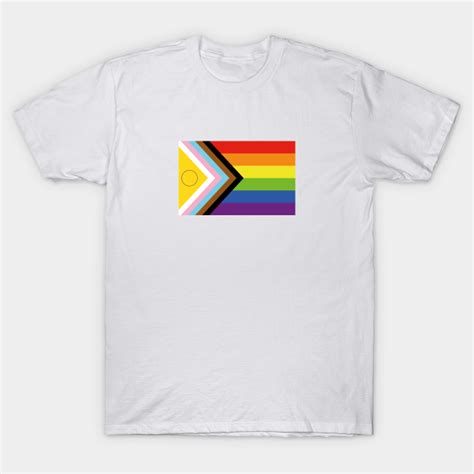 intersex inclusive pride progress pride flag intersex flag t shirt teepublic