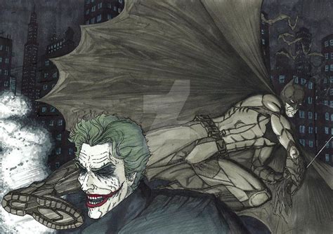 Batman Vs Joker Commissionvariant By Antoniocoltro On Deviantart