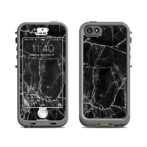 Black Marble Lifeproof Iphone Se 5s Nuud Case Skin Istyles