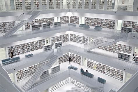 Stuttgart is a big city, for sure, but at just north of 600+ it's not huge. Beautiful library, City library, Stuttgart