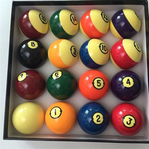xmlivet 2017 new billiard balls 57 2mm resin pool complete set of balls standard international 2