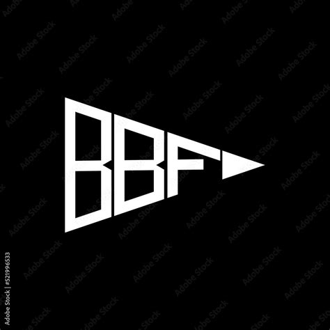 Bbf Letter Logo Designbbf Creative Initials Monogram Vector Letter