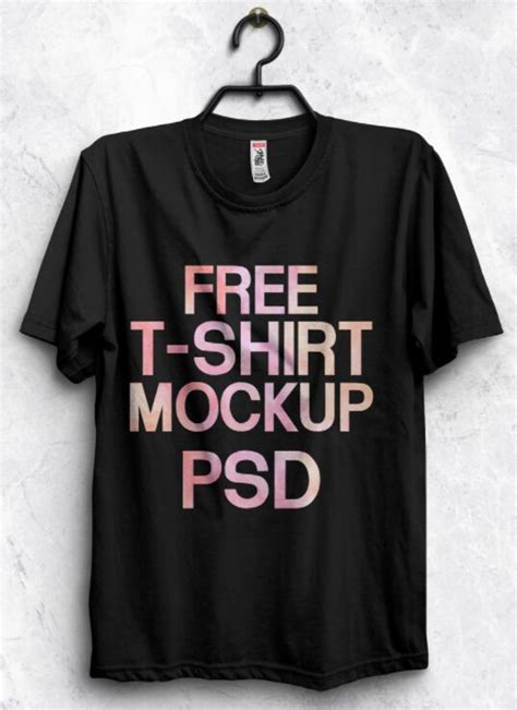 Free Simple Editable T Shirt Mockup Psd Titanui