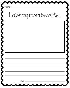 Mother S Day All About My Mom Worksheet By Maria Vicenzi Tpt
