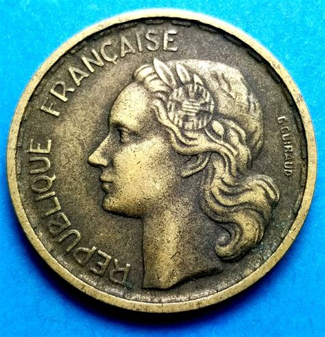 1951 France 10 Francs Coin Etsy