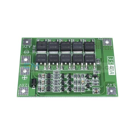 Bms 3s 40a 111126v Lithium 18650 Battery Protection Board Enhanceb