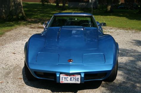 Chevrolet Corvette Stingray 1975 Code 22 Chevy Corvette Blue For Sale