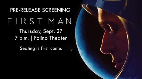 Pre Release Screening First Man Courtesy Of Universal Pictures
